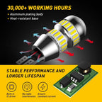 2X LED Reverse Backup Light Bulb for AUXITO (921, 912)