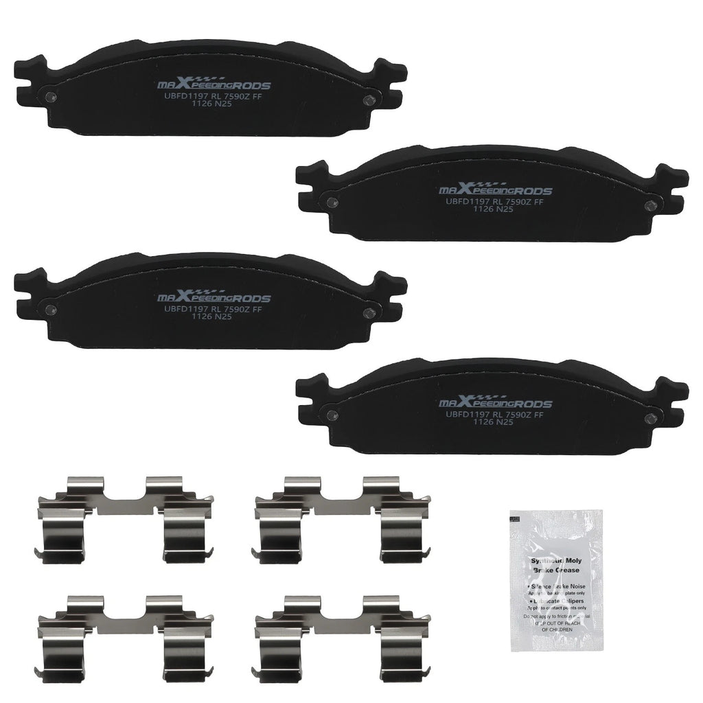 Front Ceramic Brake Pads for Ford Explorer and Flex (2011–2019)