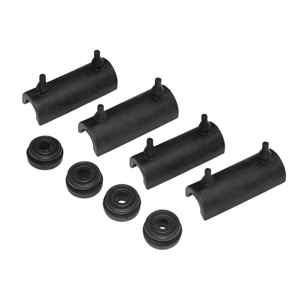 Set of 4 Rubber Grommet Support Cushions for Harley Touring (2014–2020)