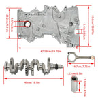 Engine Rebuild Kit for Hyundai Tucson Elantra - Crankshaft, Con Rods, Timing Kit