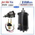 Starter for Kawasaki JF650 Jet Ski X2 (1991) with Bendix & Relay