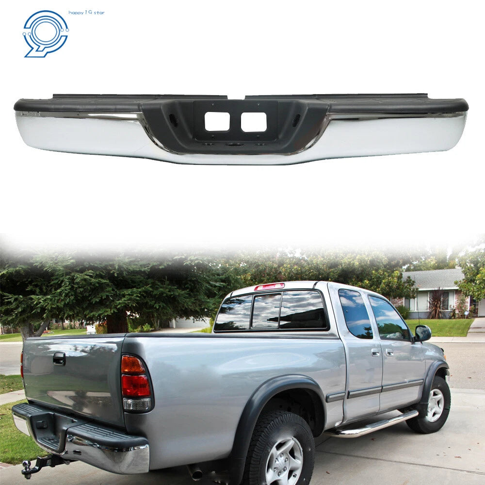 Chrome Rear Step Bumper for Toyota Tundra (2000-2006)