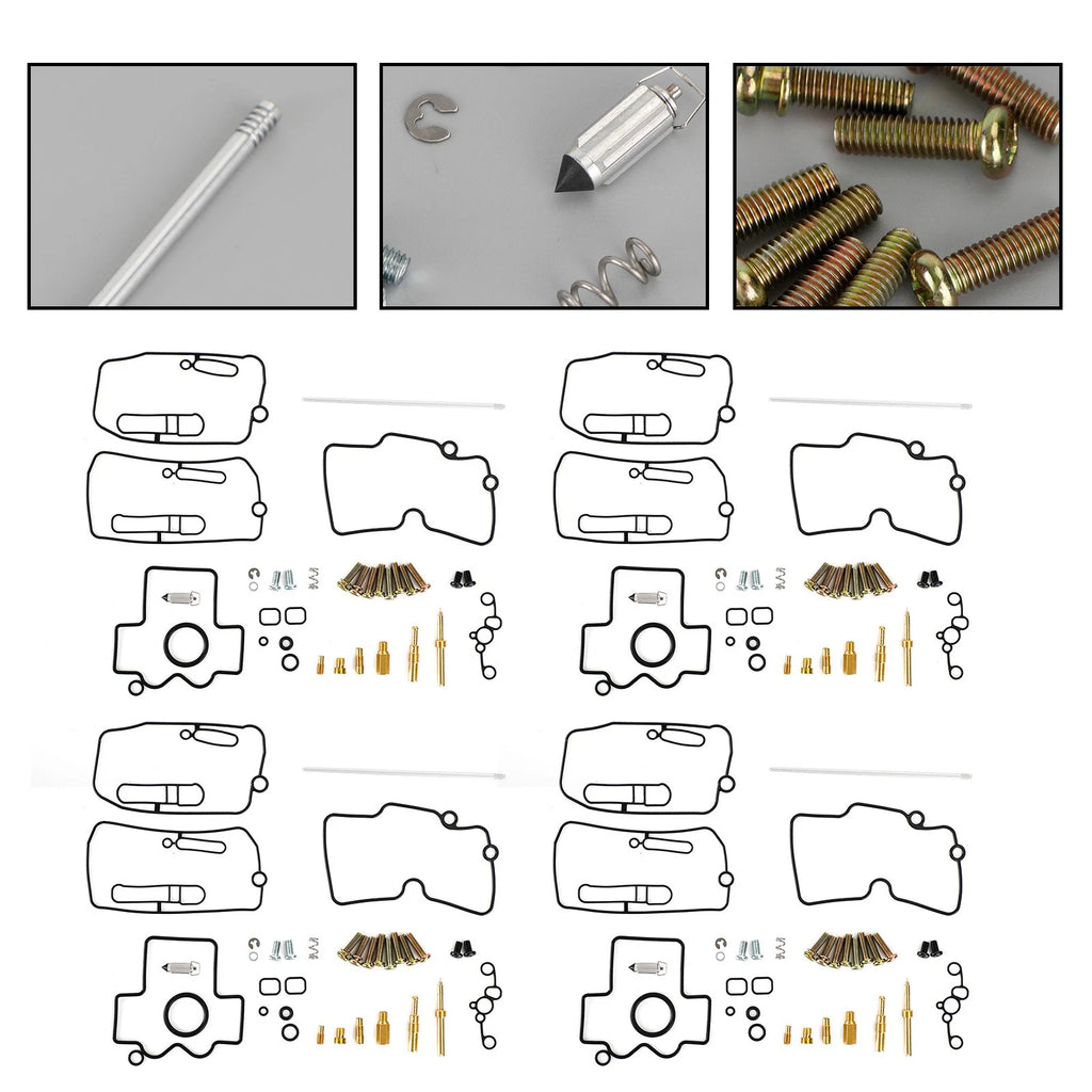 4X Carburetor Rebuild Kit for Yamaha YFZ450 (2004–2009)