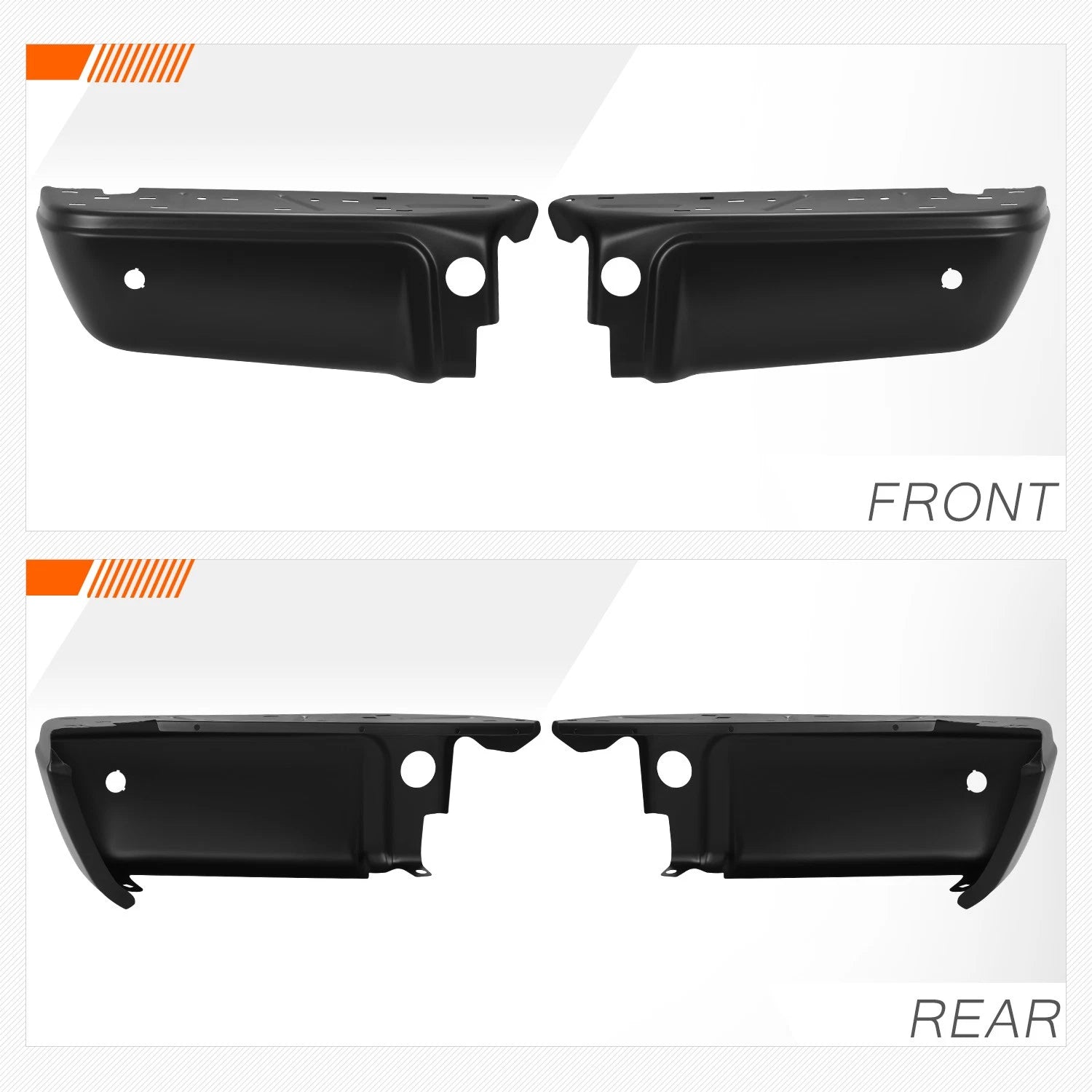 Chrome LED Projector Fog Lights for Jeep Wrangler JL Gladiator (2018–2026)
