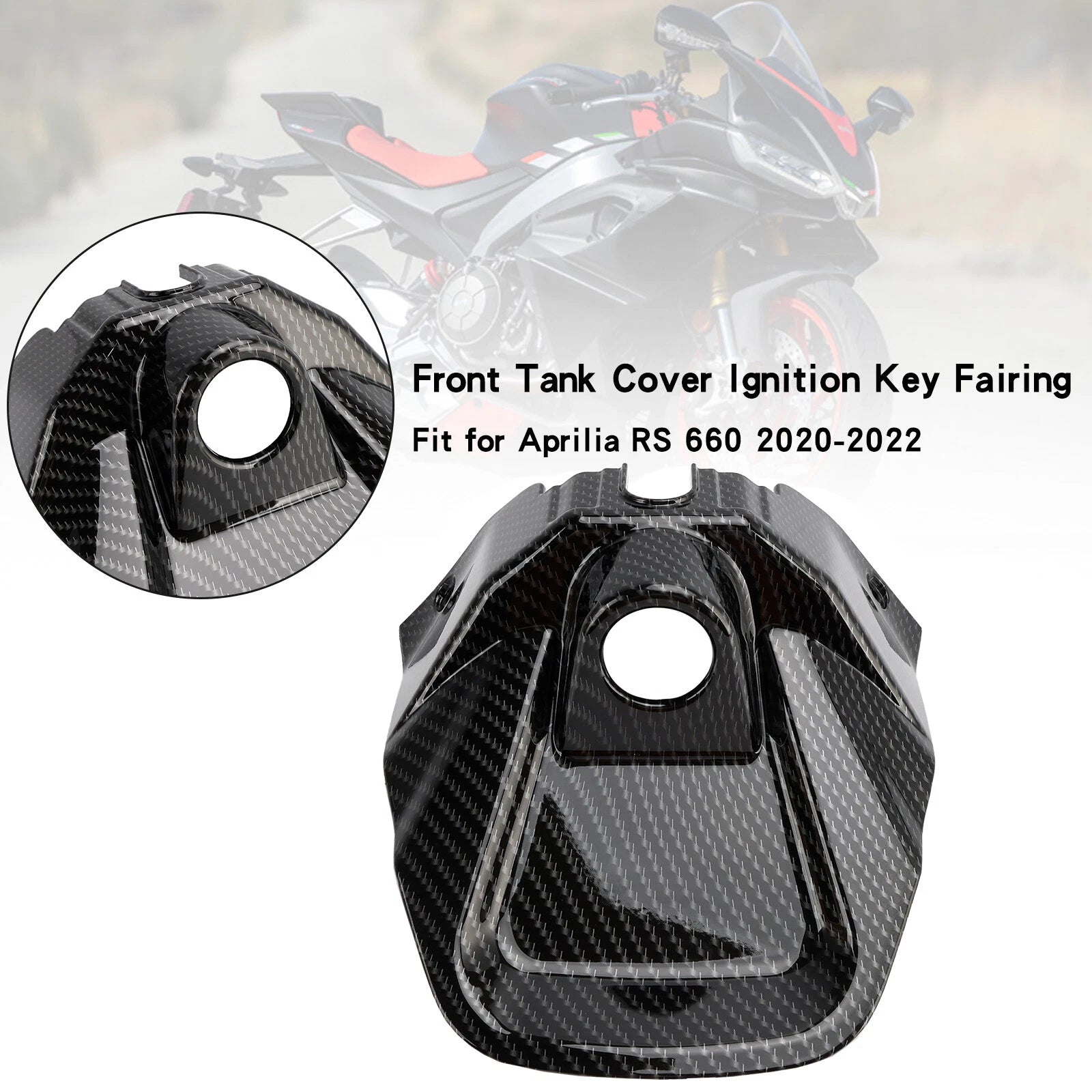 Carbon Front Tank Cover for Aprilia RS 660 (2020–2022)