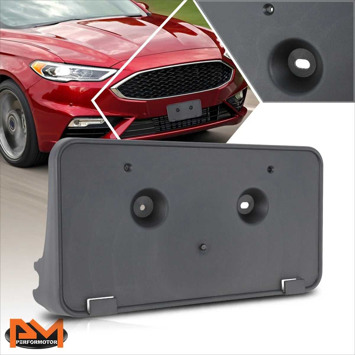 Front License Plate Tag Mounting Bracket for Ford Fusion (2017–2018)