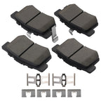 Rear Ceramic Brake Pads Kit for Acura RDX (2010–2018) Honda Crosstour (2012–2015)