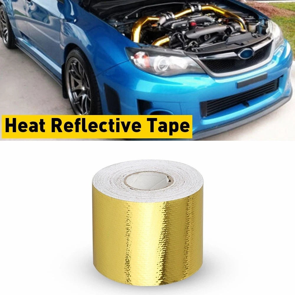 Self Adhesive Wrap Tape for Car (1200°F Continuous Reflective Heat Shield)