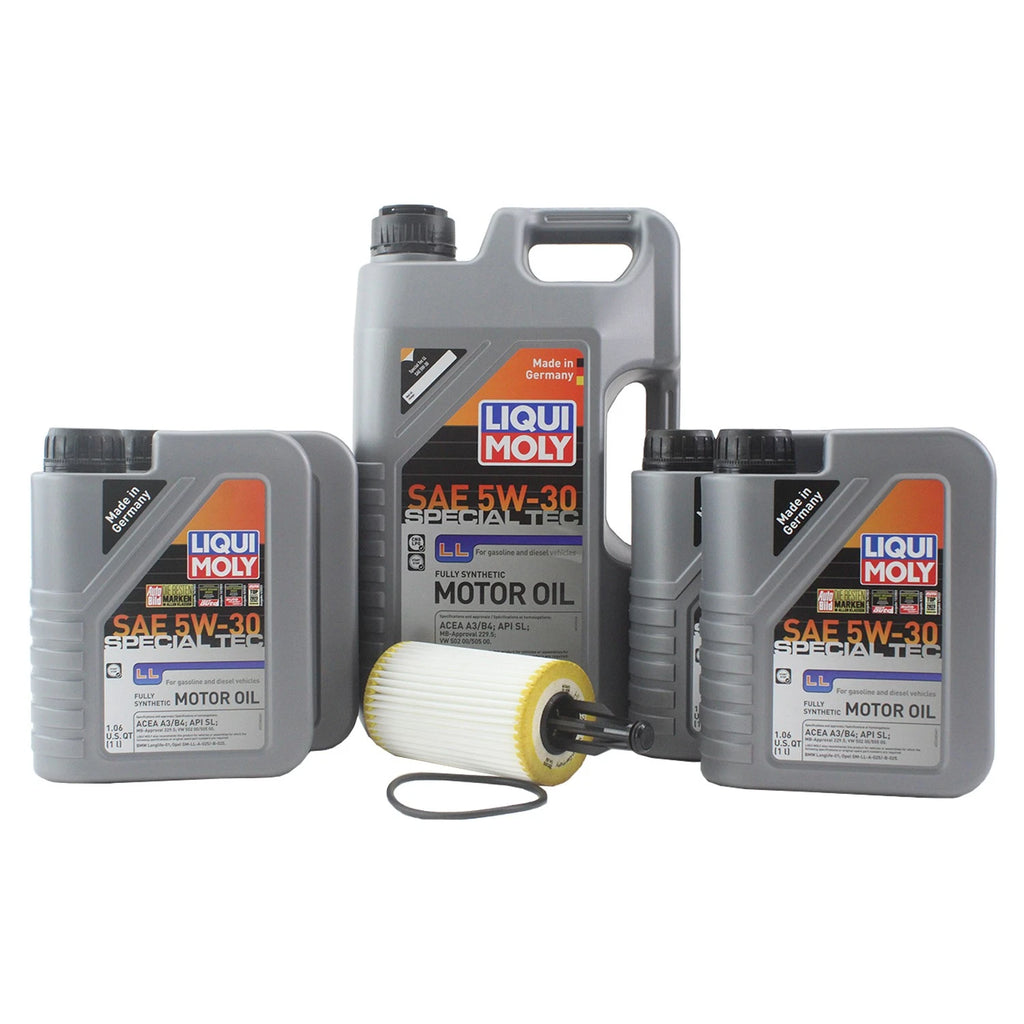 Liqui Moly 9L Special Tec LL 5W-30 Oil Change Kit for Mercedes M278 (2010–2015)