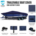 Boat Storage Cover for Fishing Ski Pro Style Bass (up to 18')