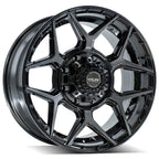 20" Black Wheel w/Brushed Face for 11-24 Chevy Silverado 3500 HD - RVO4925