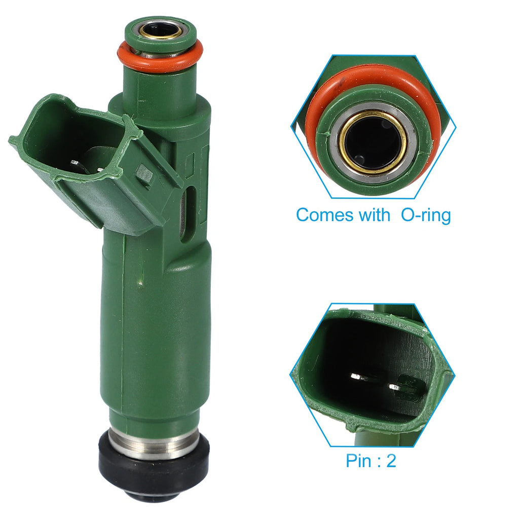 Set of 4 Fuel Injectors 23250-22040 for Toyota Corolla Matrix Celica MR2 (2003–2008)