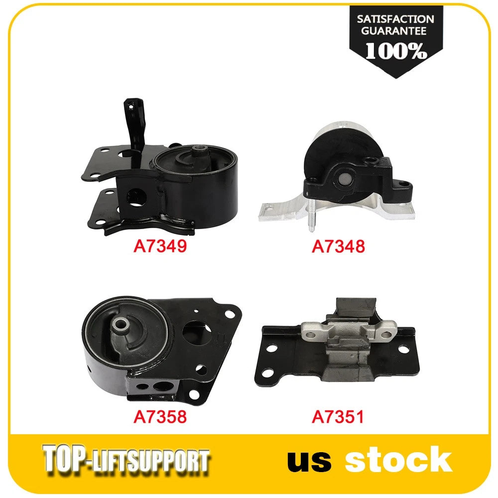 Set of 4 Engine Motor Mounts for Nissan Quest (2004–2009)