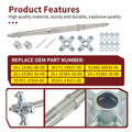 Rear Axle Shaft with Wheel Hubs & Nut Pin for Yamaha Blaster YFS200 (1988–2002)
