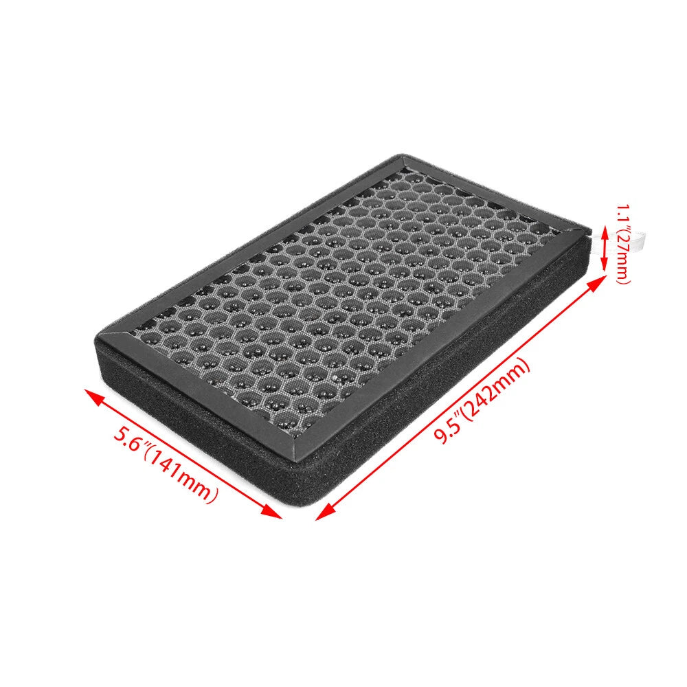 2 Pack Air Filter for Model 3/Y (2017–2024) HEPA Activated Carbon