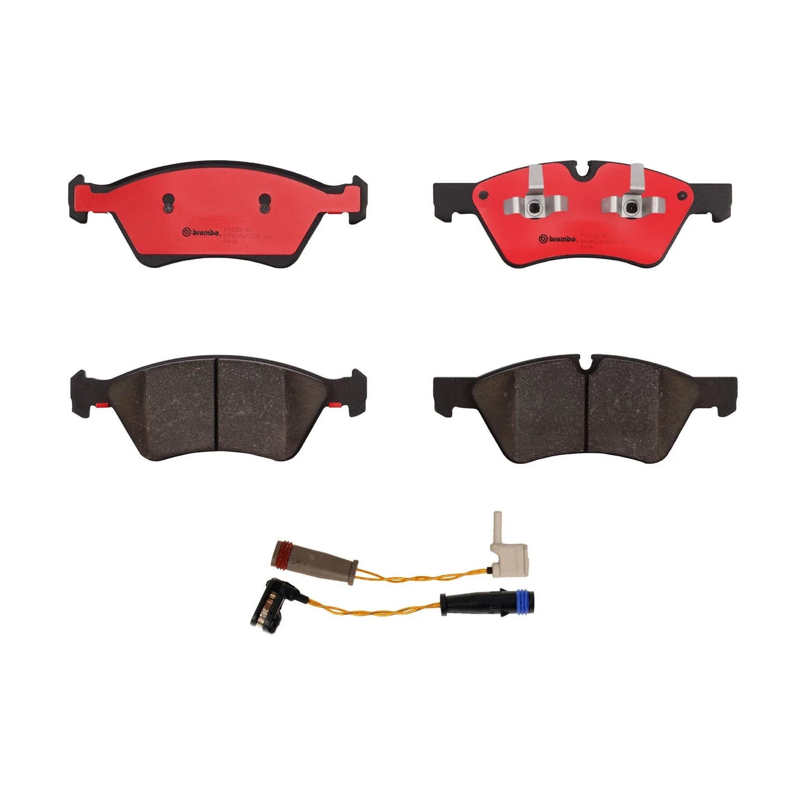 Brembo Front Disc Brake Pads & Sensors for Benz W211 E350 (2003–2009)