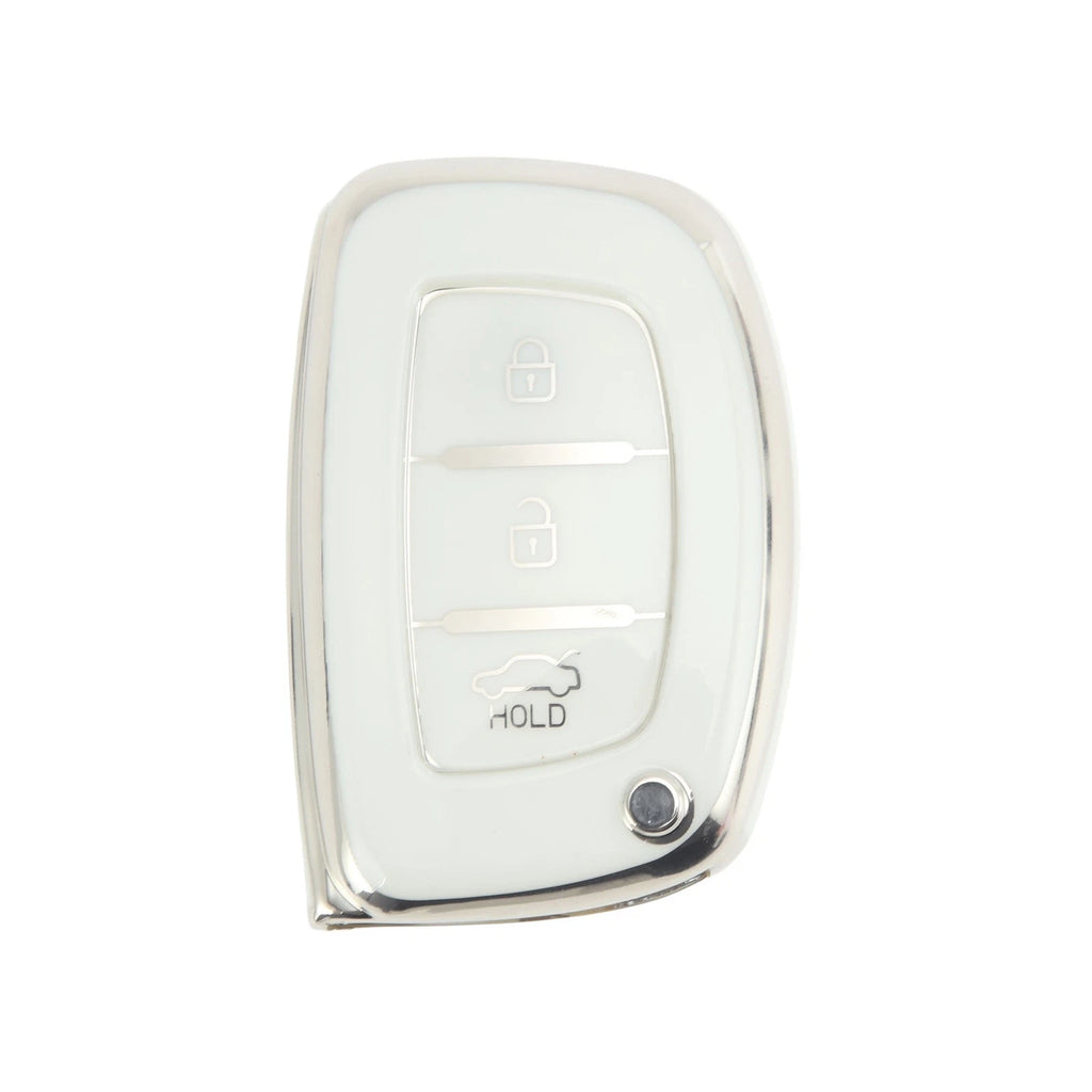 TPU Silicone Car Key Case for Hyundai i10 (2010–2023) - 3 Buttons