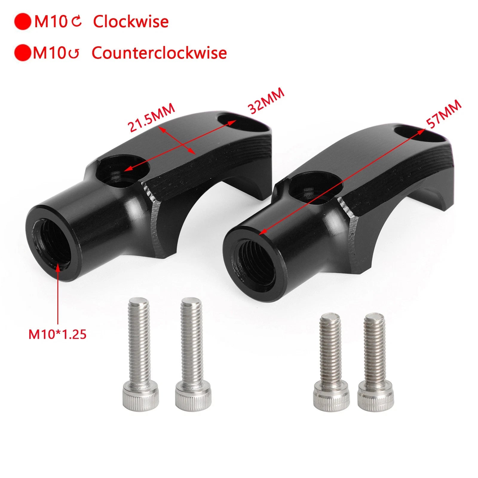Master Cylinder Clamp with 10mm Mirror Mount for Yamaha YZ 65 80 85 125 250 426 450