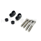39MM - 49MM Black Front Turn Signal Relocation for Harley Dyna FXR Sportster