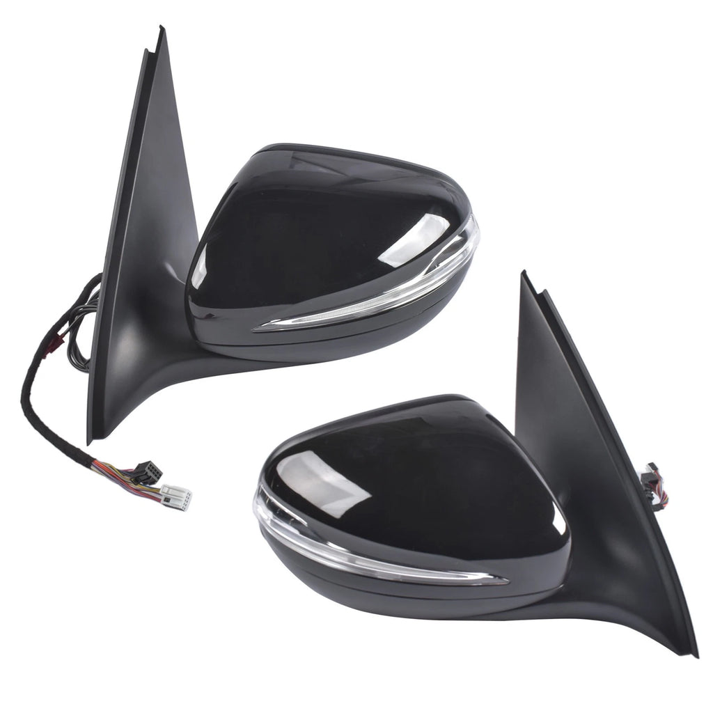 2X Power Mirrors with Memory/Turn Signal/Puddle Light for Mercedes GLE350 GLS450 (2016–2023)
