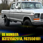 2X Smoked Lens Side Marker Signal Light for Ford Bronco/F-Series/E-Series
