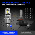 2X H4 9003 HB2 LED Headlight Bulbs for