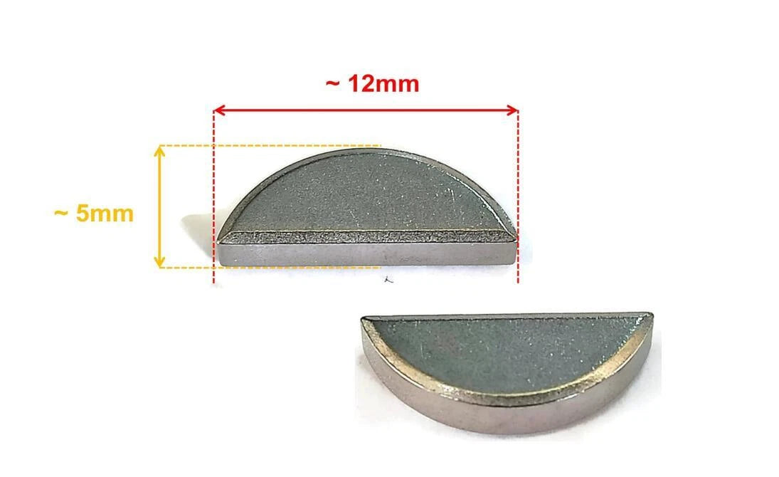 Water Pump Impeller with Woodruff Key for Yamaha Outboard (90280-03M03-00, 18-3297)