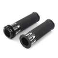 Black Handle Bar Hand Grips for Harley Sportster XL883 XL1200 (2004-2023)