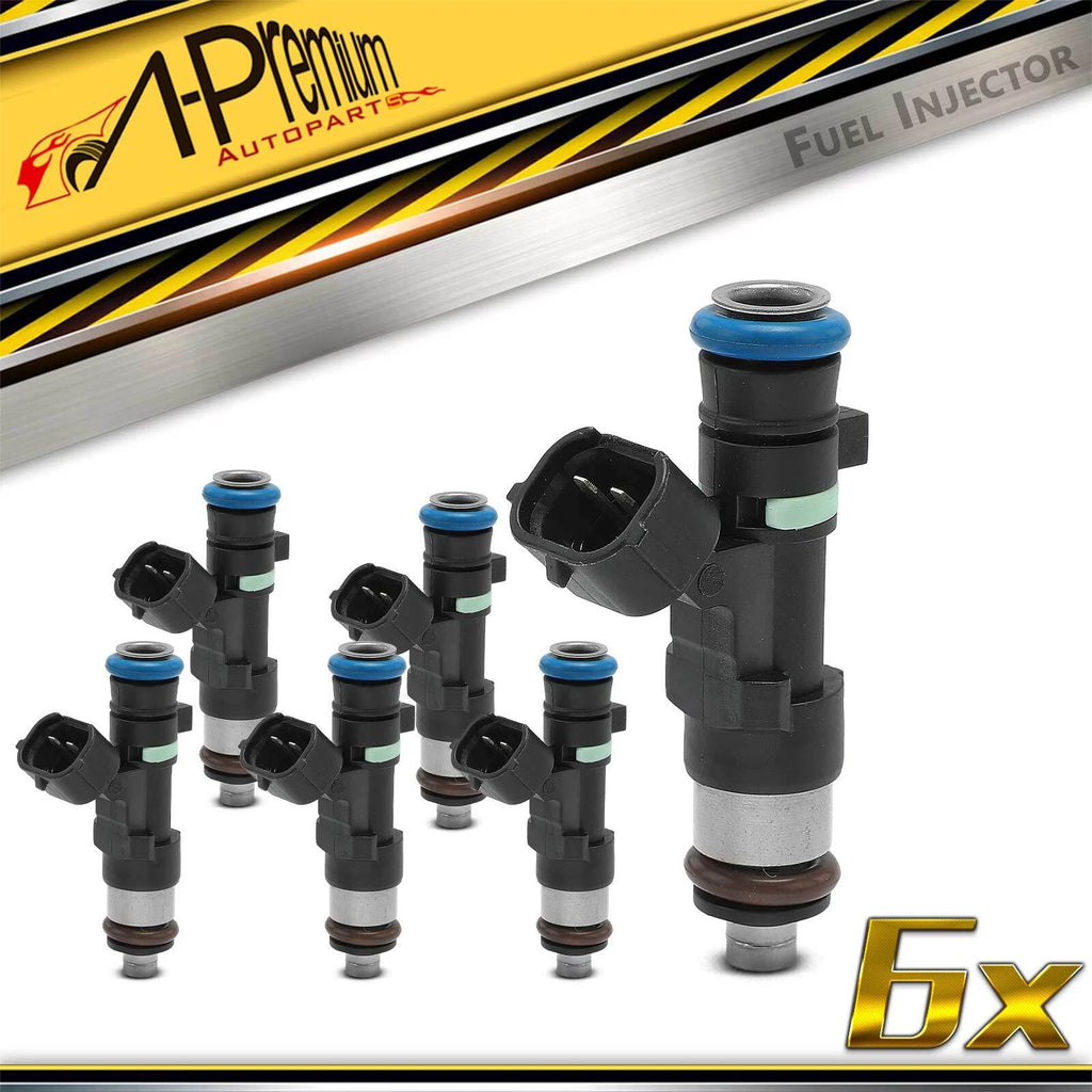 6x Fuel Injectors for Nissan Altima, Murano, Maxima (2003–2006)
