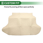 3D Diamond Pattern Cargo Liner Trunk Mat for Honda CRV (2002–2006) Beige XPE