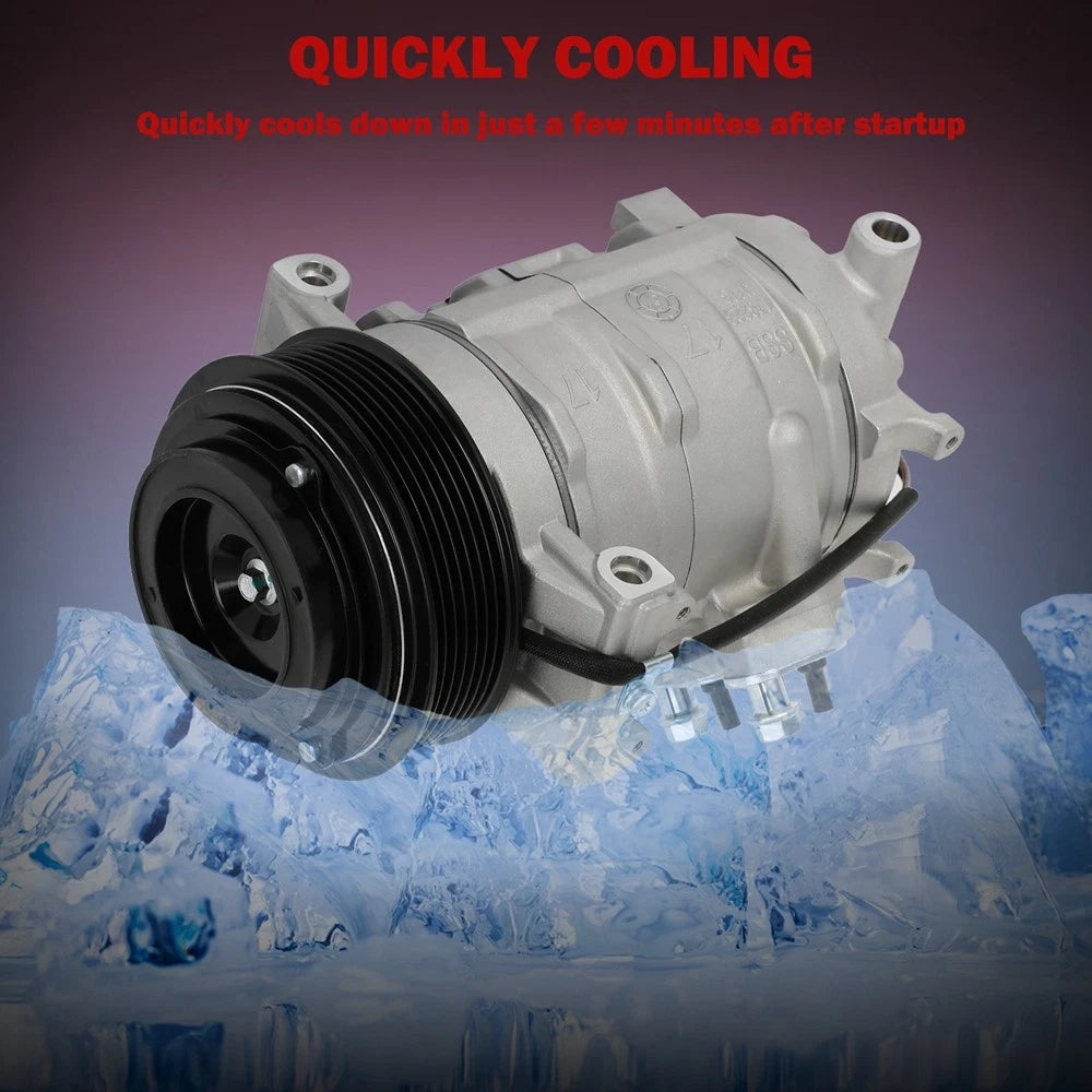 AC Compressor with Clutch for Jeep Grand Cherokee (2007-2010)