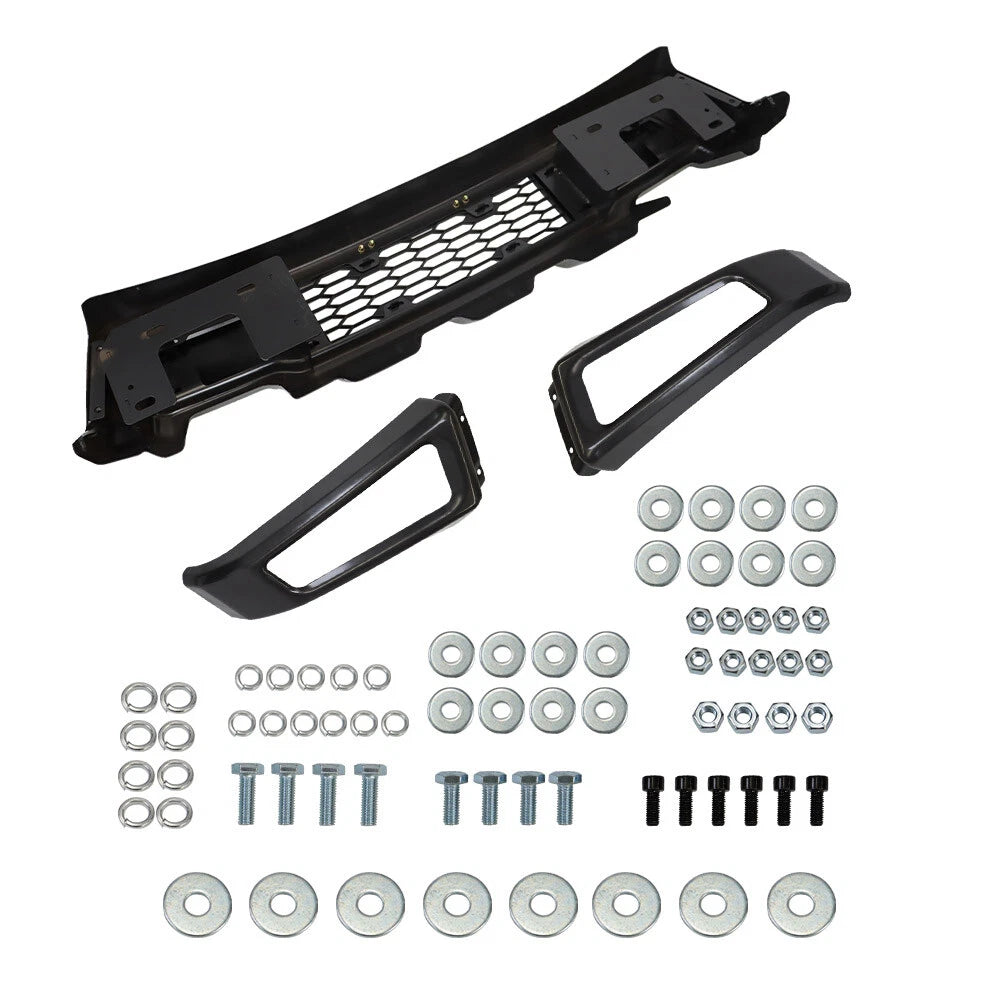 Modified Gray Steel Front Bumper for F150 Raptor Style (2015-2017)
