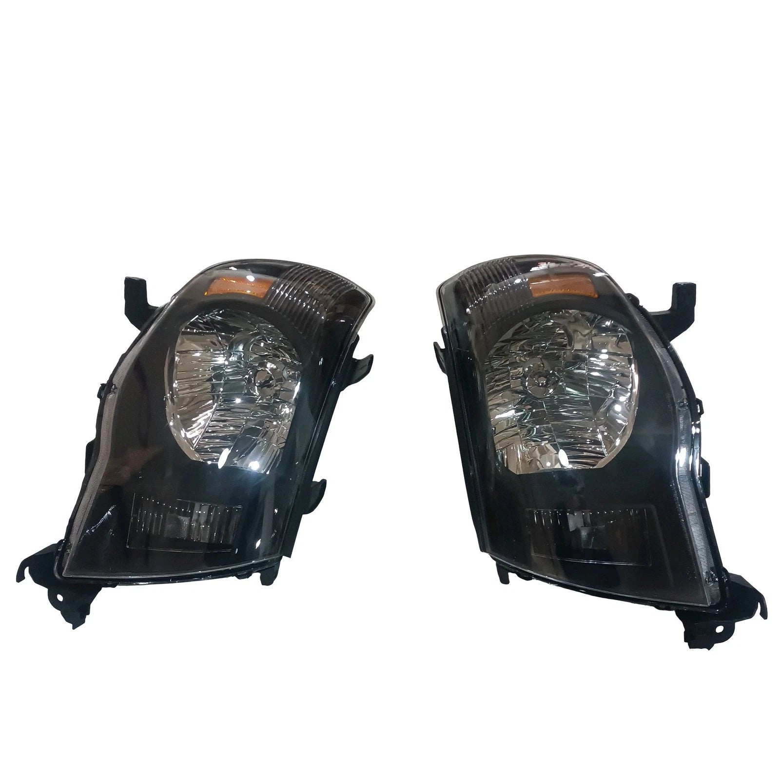 Set of 2 Black Headlights for Toyota Tacoma (2005–2011)