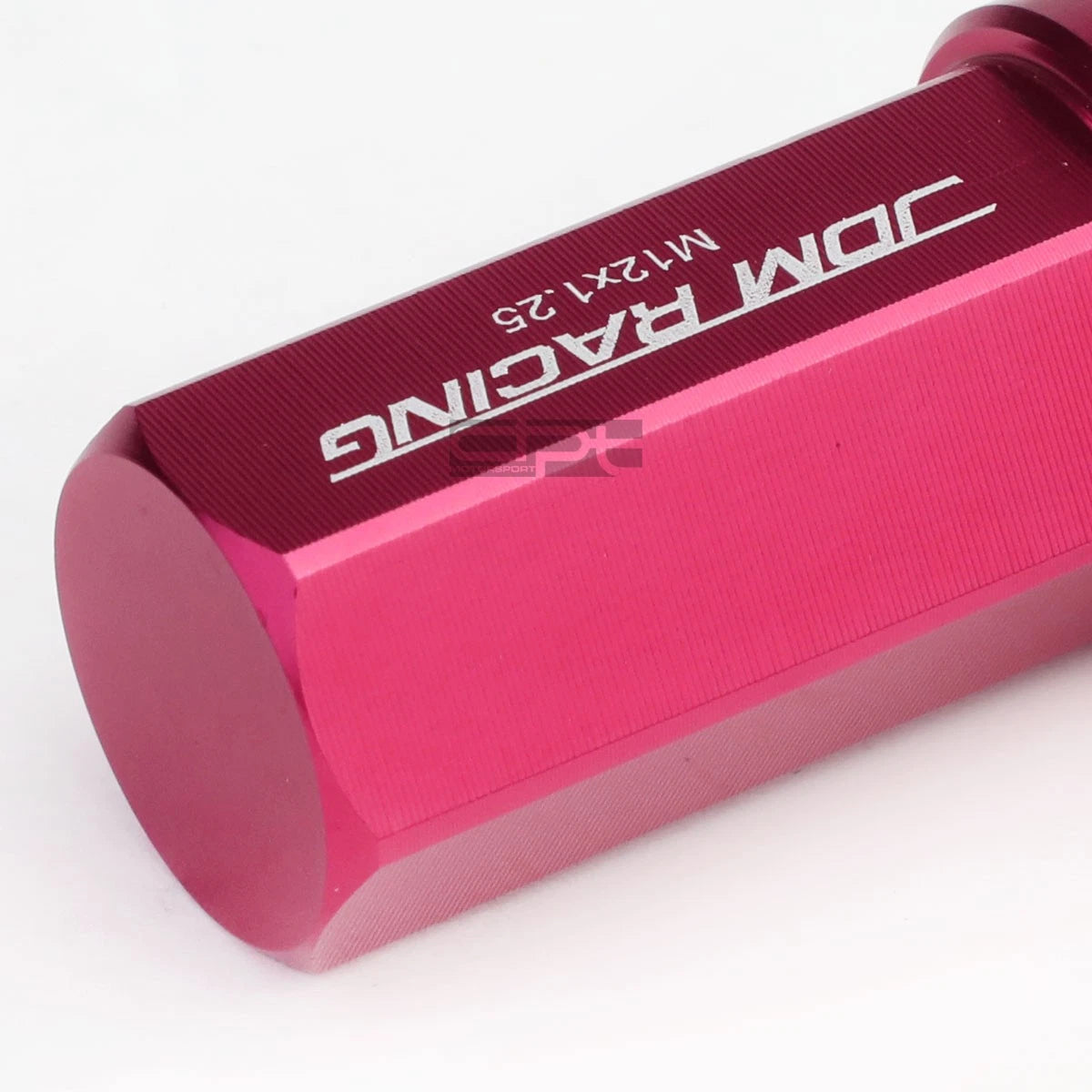 20 PCS Closed End M12x1.25 Pink Aluminum Lug Nuts for JDM Vehicles
