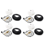 4X Carburetor Repair Kit Float Diaphragm for Suzuki GSXR1100 (1986–1998)