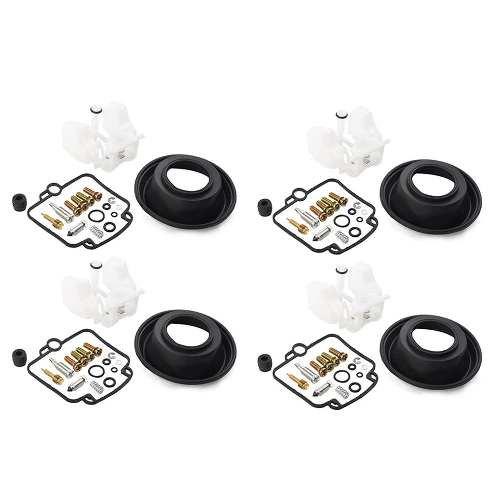 4X Carburetor Repair Kit Float Diaphragm for Suzuki GSXR1100 (1986–1998)
