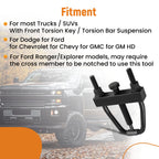 Torsion Key Unloading Tool for 4.25" Wide Cross Member