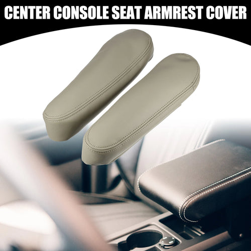 1 Pair Center Console Seat Armrest Cover for Toyota Sequoia (2001–2007) Beige