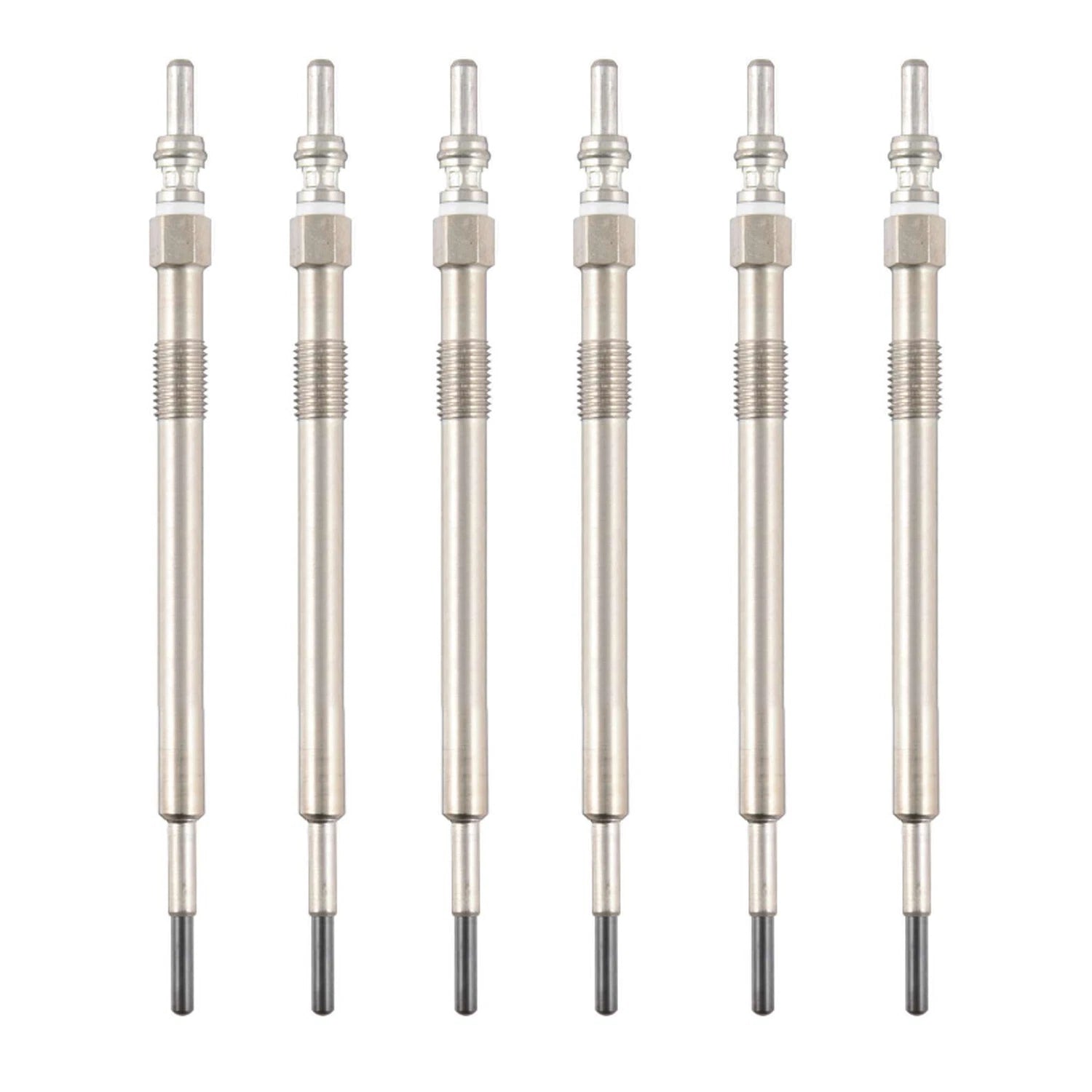 Set of 6 Diesel Glow Plugs for BMW F10 F15 F85 535d 540d xDrive X5 (2011–2019)