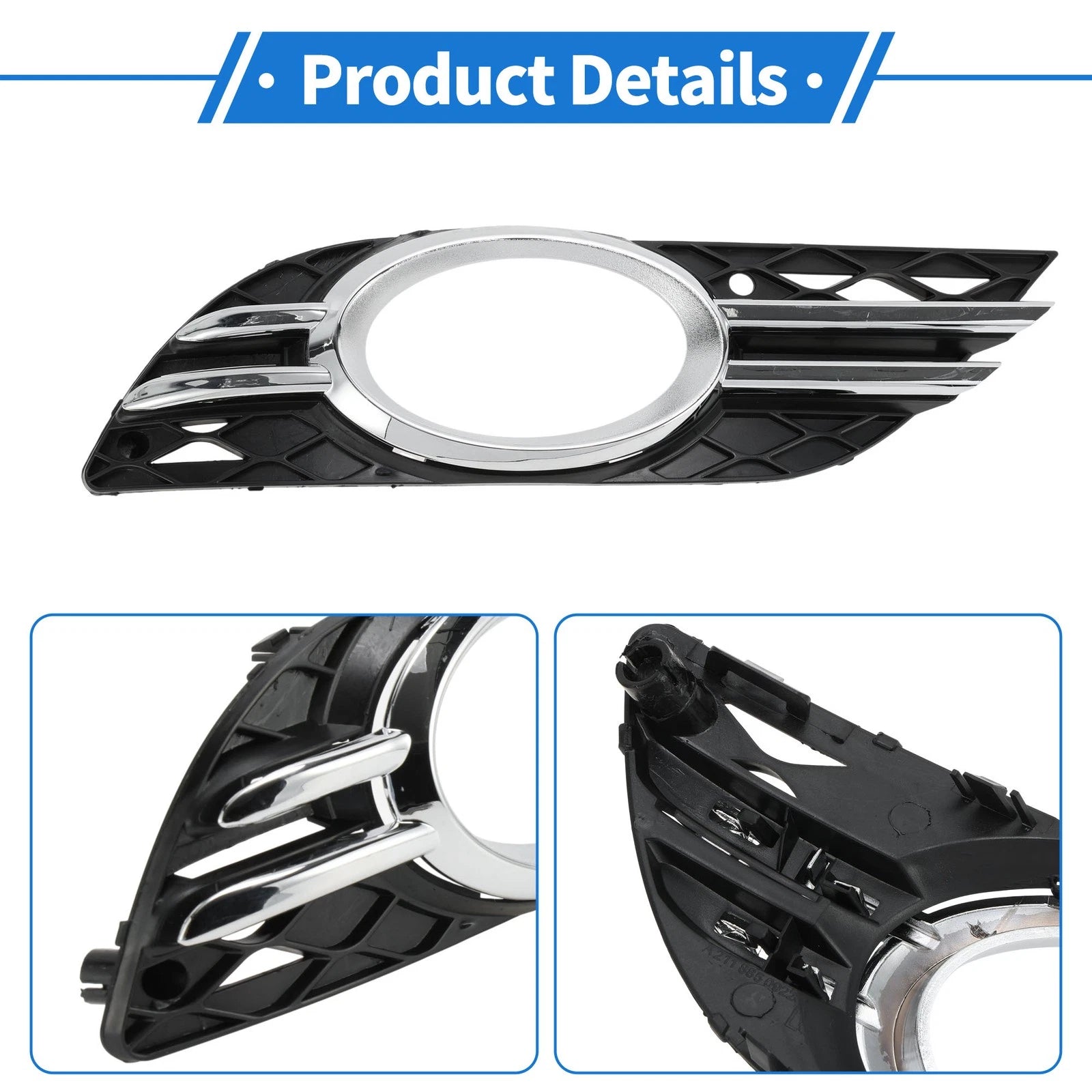 Front Left Fog Light Cover No. 2118850922 for Mercedes-Benz E320 (1996–1999)