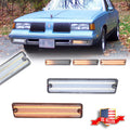 Clear Switchback LED Turn Signal Lights for Oldsmobile Cutlass Supreme (1981–1988)