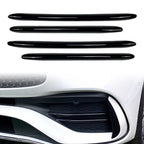 4 x ABS Front Bumper Splitter Fins for Mercedes Benz C-Class (2022-2023)