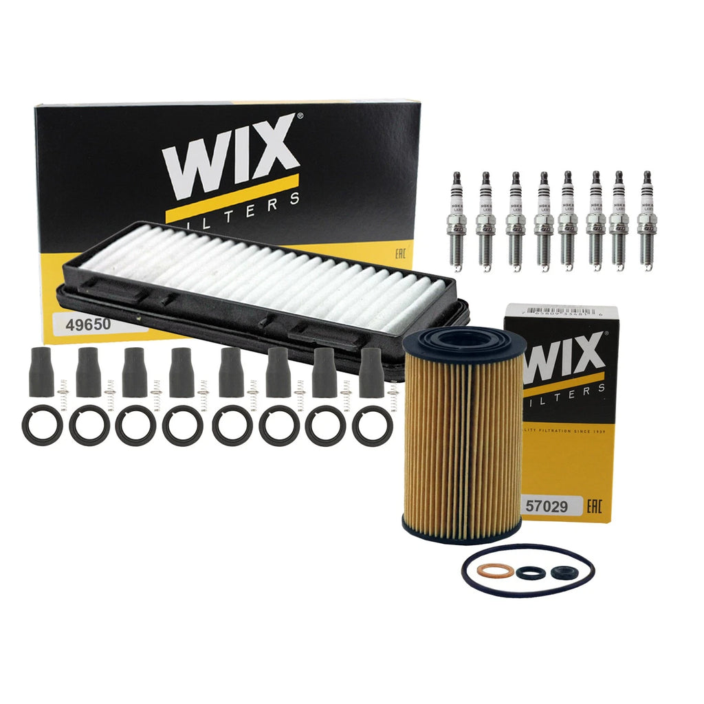 Tune Up Kit with NGK 8 Spark Plugs & Coil Boots for Equus Genesis K900 (2015–2016)