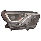 Replacement Passenger Halogen Headlight Lens/Housing for 2016-18 Toyota RAV4