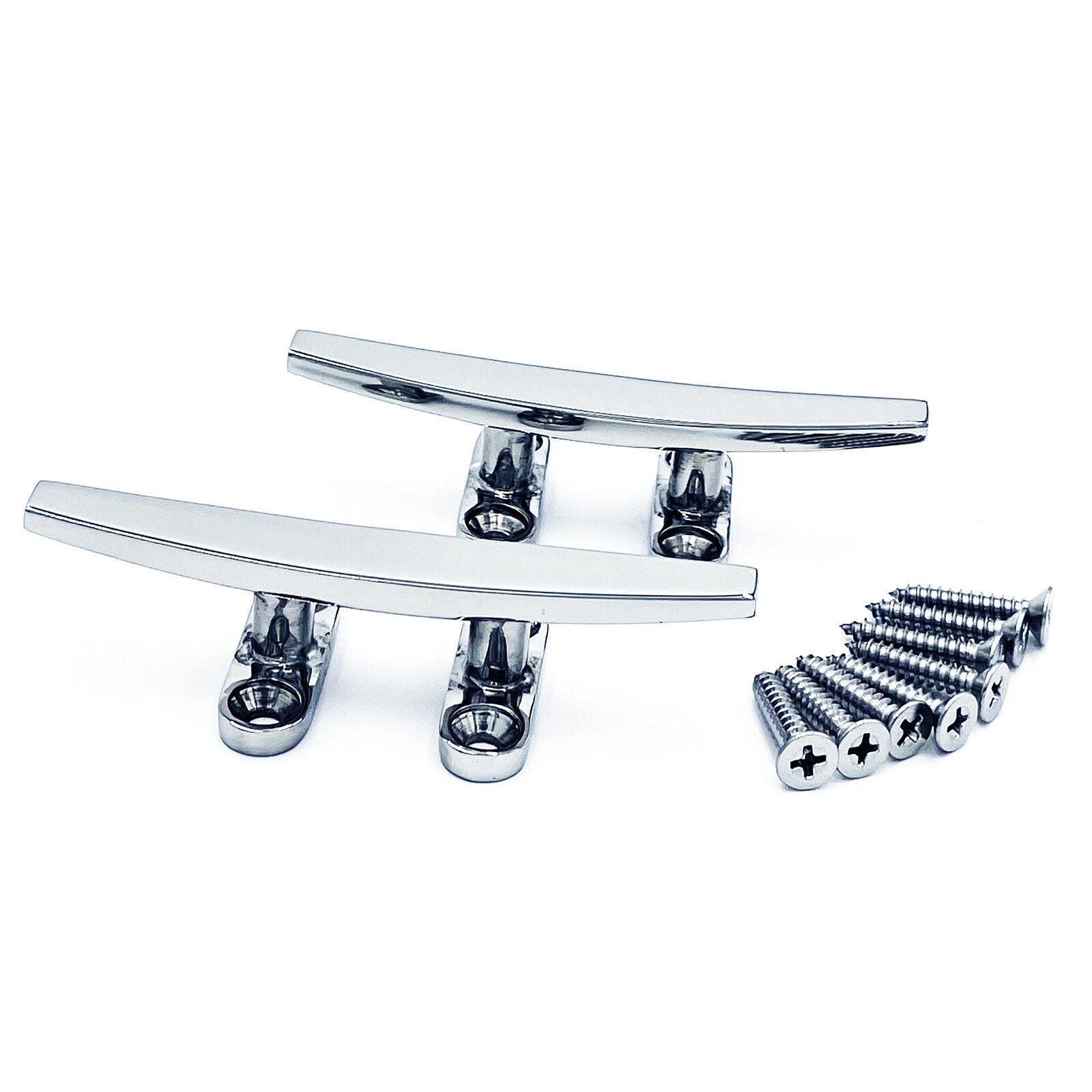 Set of 2 Stainless Steel Cleats for Jet Ski Kayak Docking