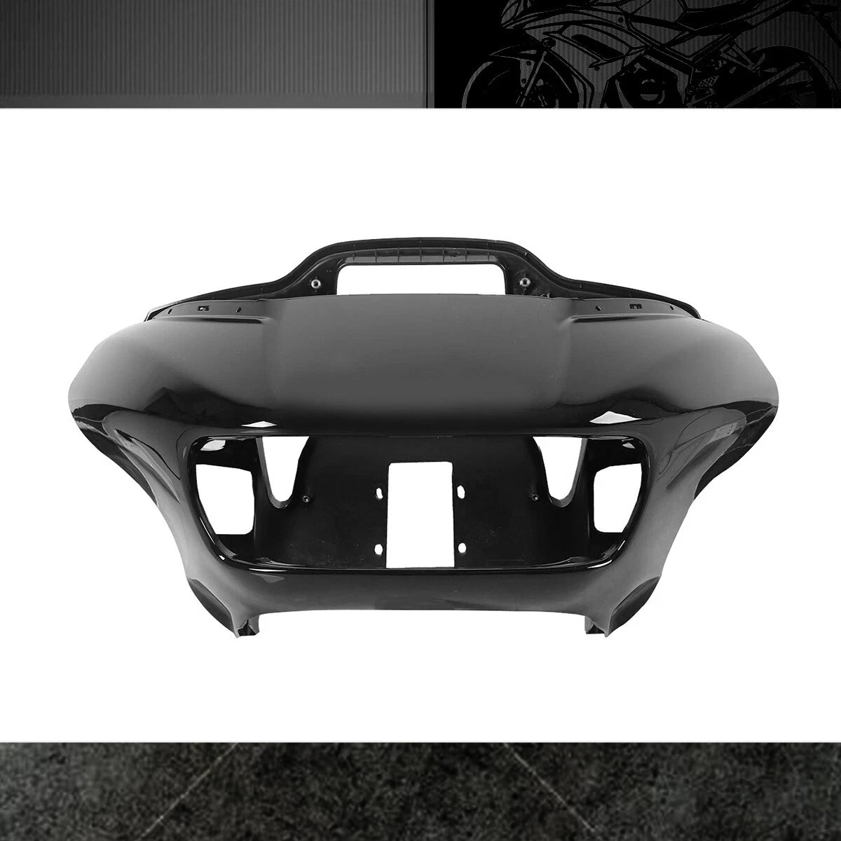 Vivid Black Inner & Outer Fairing for Harley Davidson Road Glide FLTRX (2015–2024)