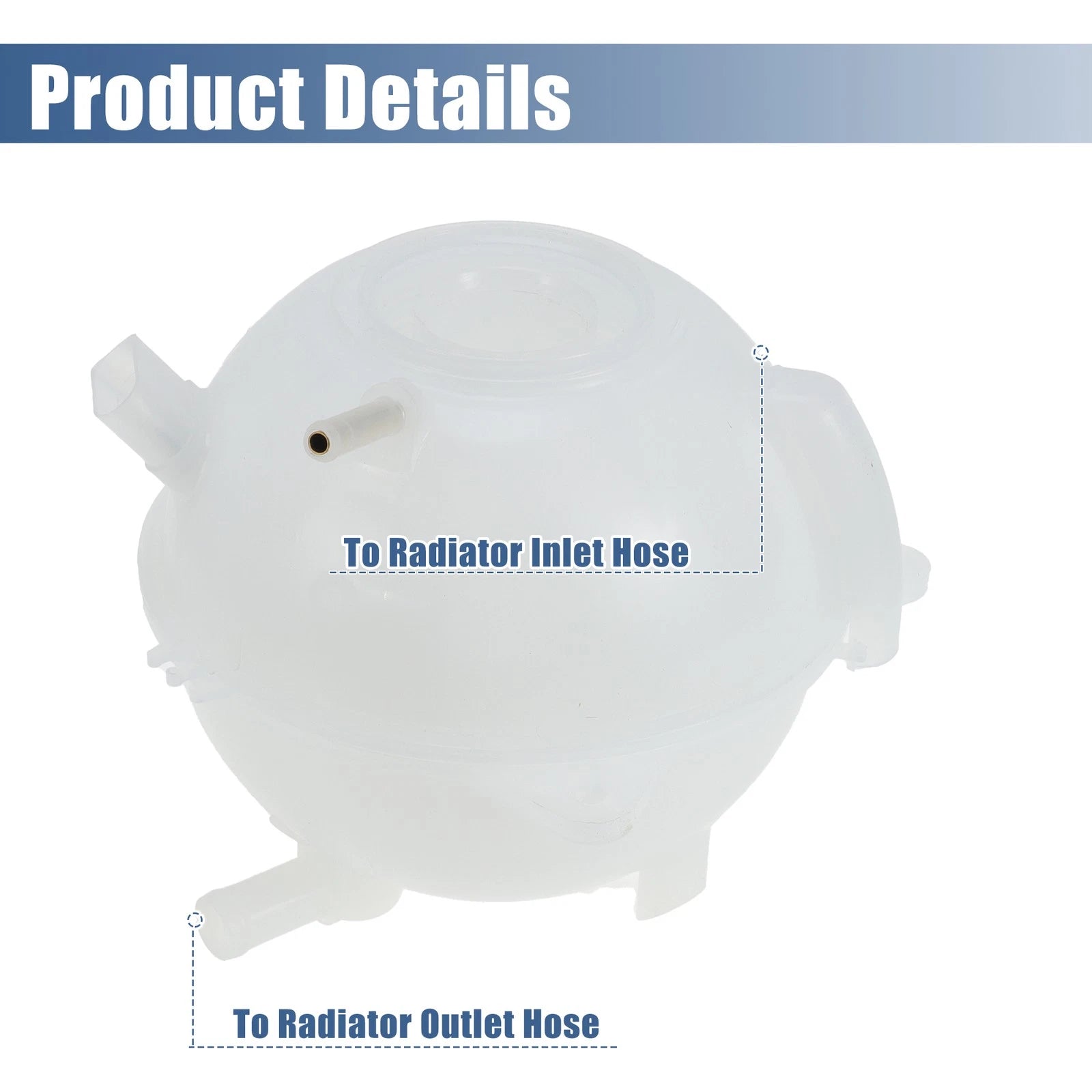 Coolant Radiator Reservoir Tank 1J0121403 w/ Sensor for Audi TT (2004–2006)