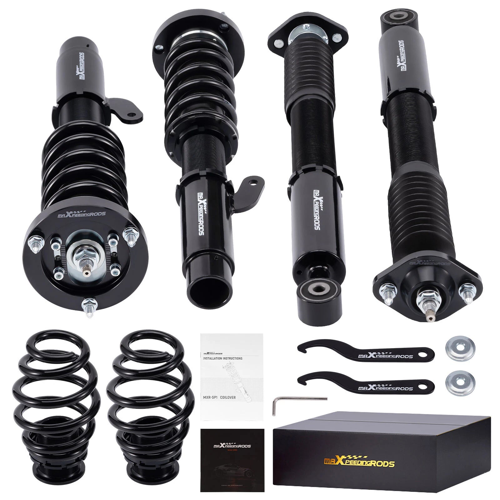 Coilovers Adjustable Damper Shocks for BMW E46 3 Series (1998–2006)