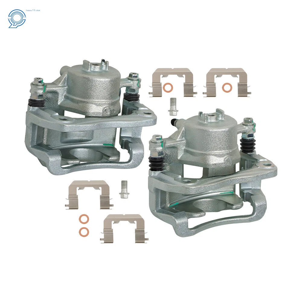 Set of 2 Front Brake Calipers with Bracket for Hyundai Santa Fe (2010–2012)