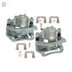 Set of 2 Front Brake Calipers with Bracket for Hyundai Santa Fe (2010–2012)